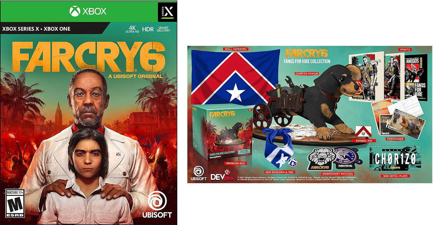 Ubisoft Xbox One/X Far Cry 6 & DPI Inc: Fangs for Hire Collection Video  Game Bundle - GB