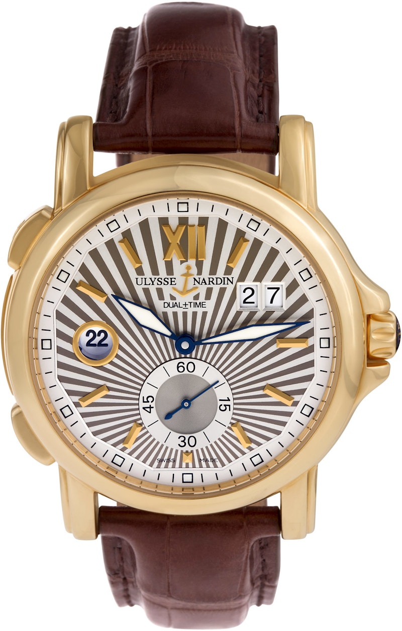 Ulysse Nardin Dual Time 246 55 42mm in Rose Gold US