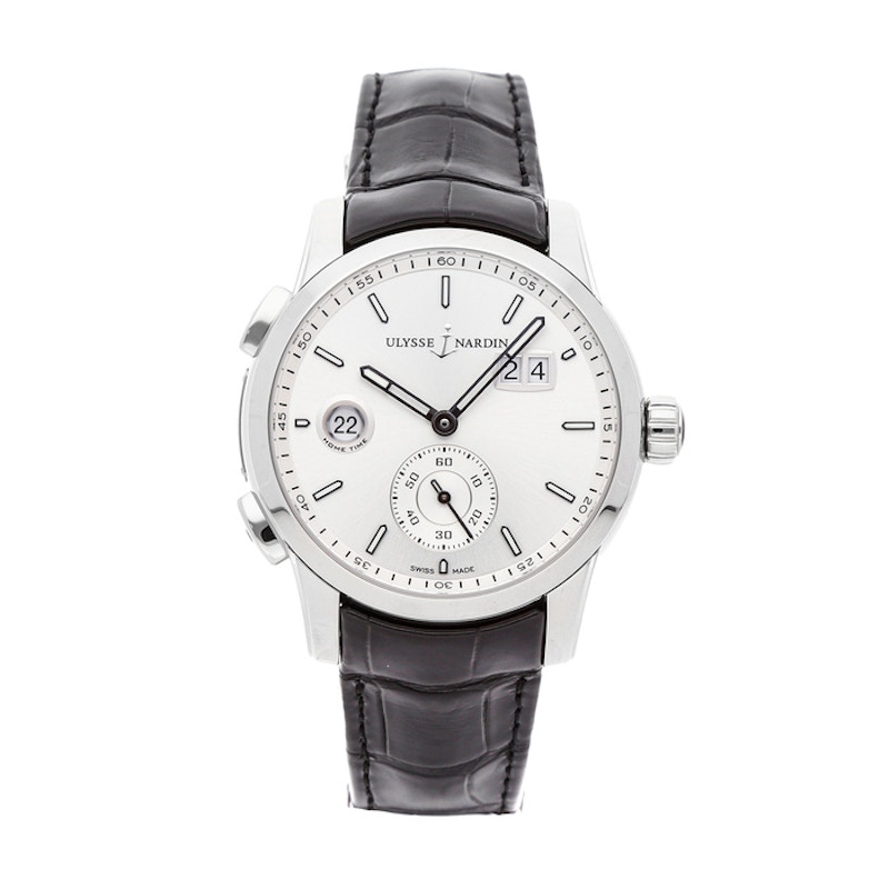 Ulysse Nardin Dual Time Manufacture 3343 126 91 42mm in Stainless