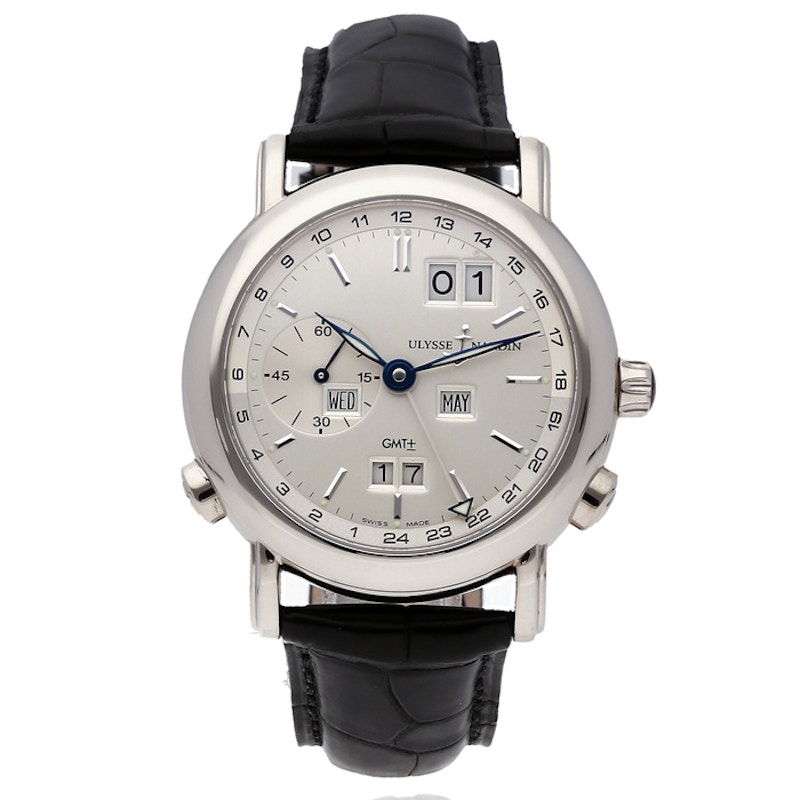 Ulysse Nardin GMT Perpetual 320 22 32 38mm in White Gold ES