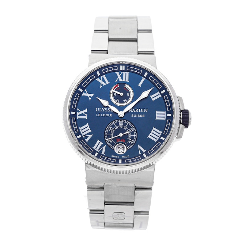 Ulysse Nardin Marine Chronometer 1183 122 7M 43 45mm in Stainless