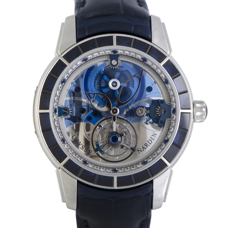 Ulysse Nardin Royal Blue Tourbillon Watch 799 90BAG 43mm in