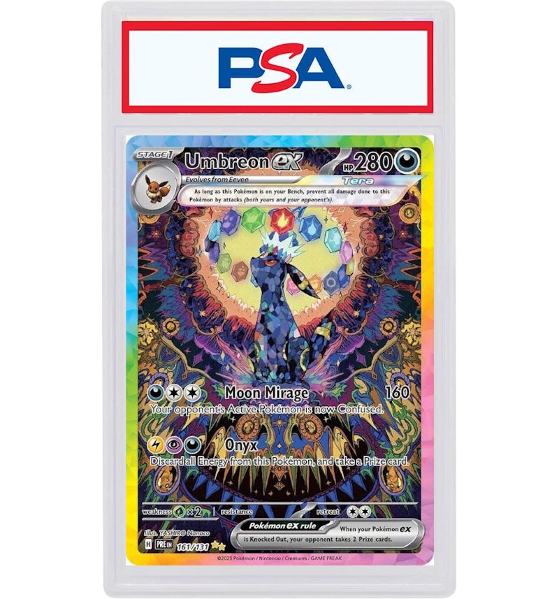 Umbreon ex 2025 Pokmon Scarlet & Violet Prismatic Evolutions 61/131 (PSA or BGS Graded) - 2025 - US Umbreon ex 2025 Pokmon Scarlet & Violet Prismatic Evolutions 61/131 (PSA or BGS Graded) - 2025 - US