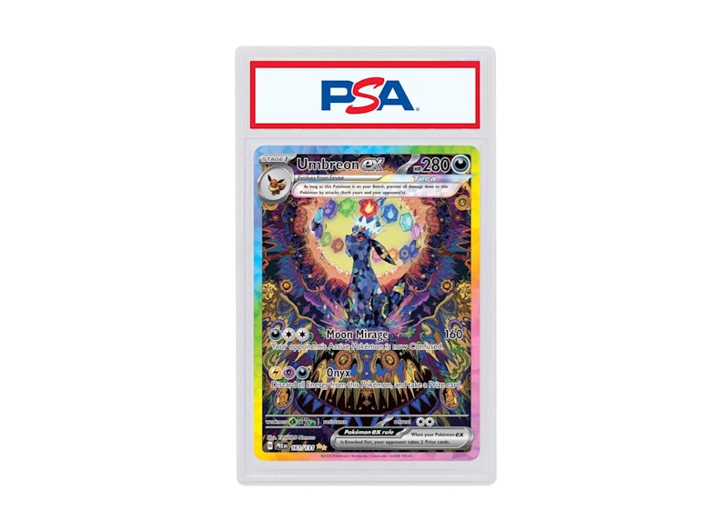 Umbreon ex 2025 Pokmon Scarlet & Violet Prismatic Evolutions Special  Illustration Rare 161/131 (PSA or BGS Graded) - 2025 - US