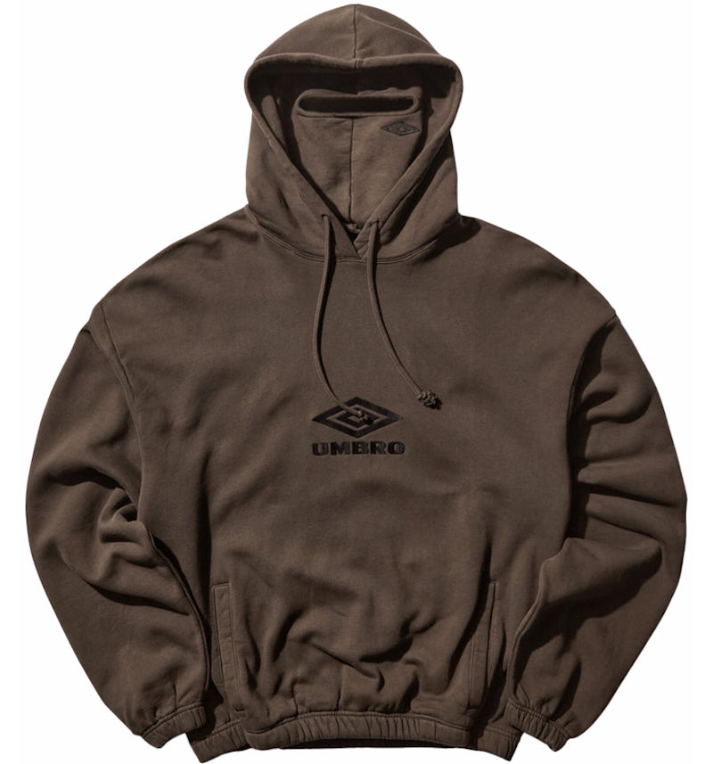 Hoodie Felpe Umbro Mask Washed Umbro Felpa Felpa Umbro Nera Felpa