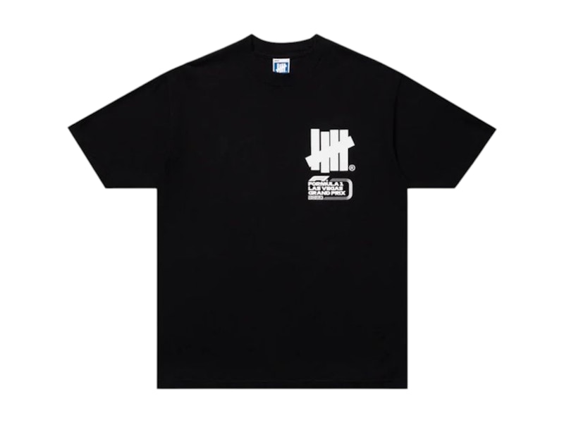 Pre-owned Undefeated Men's  X Formula 1 Las Vegas Grand Prix F1 Lvgp Lockup Tee Shirt In Black