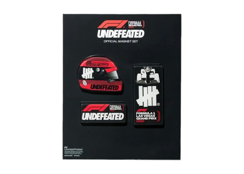 Undefeated x Formula 1 Las Vegas Grand Prix F1 LVGP Magnet Set Multicolor