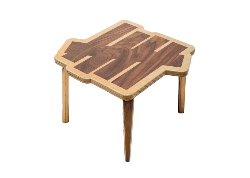 Undefeated x Modernica Side Table Natural/Walnut - US