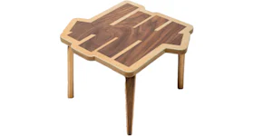 Undefeated x Modernica Side Table Natural/Walnut