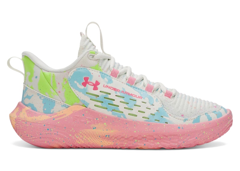 Pre-owned Under Armour Breakthru 5 Kelsey Plum Gum Wall (women's) Sneakers In White
