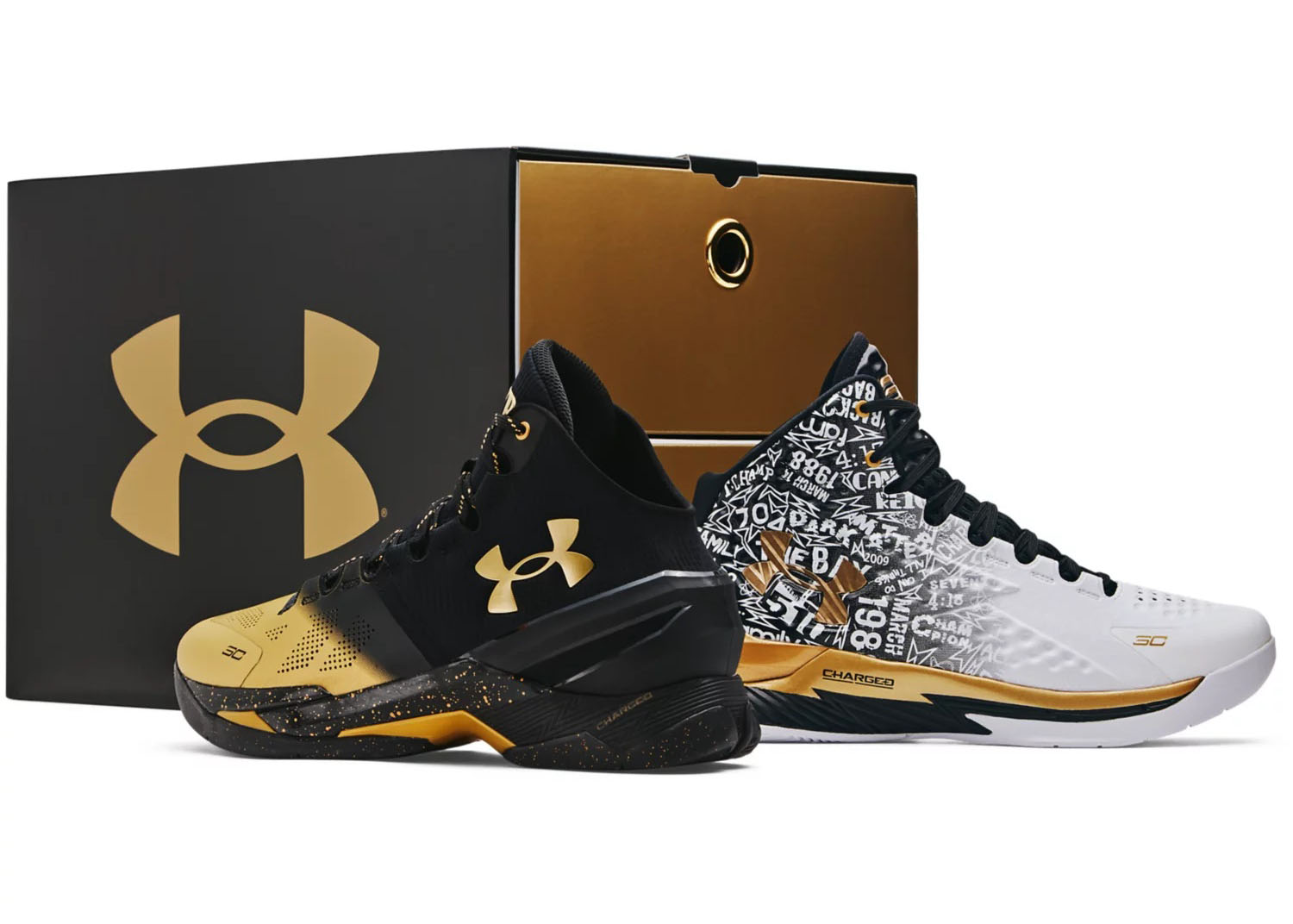 Under Armour Curry 1 & 2 Back 2 Back MVP Unanimous Pack (2023) (2 Pairs)