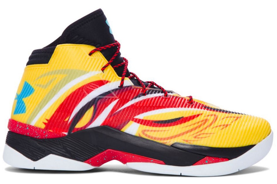 Under armour curry online 2 mens yellow