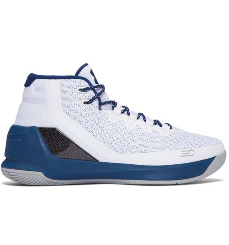 Under Armour Curry White Blackout Navy Men's 1269279-105 US