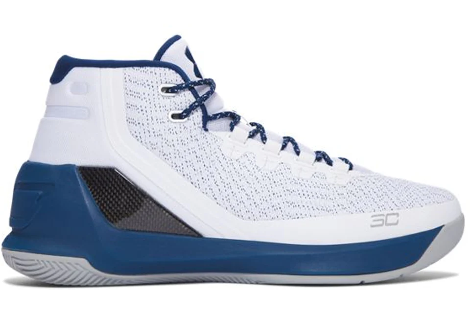 Under Armour Curry 3 White Blackout Navy