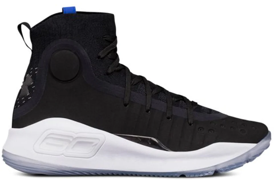 Under Armour Curry 4 Black White GS Kids 1295995 005 US