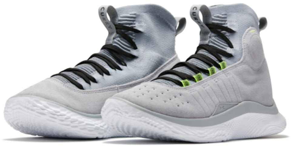 under armour curry 4 mens silver