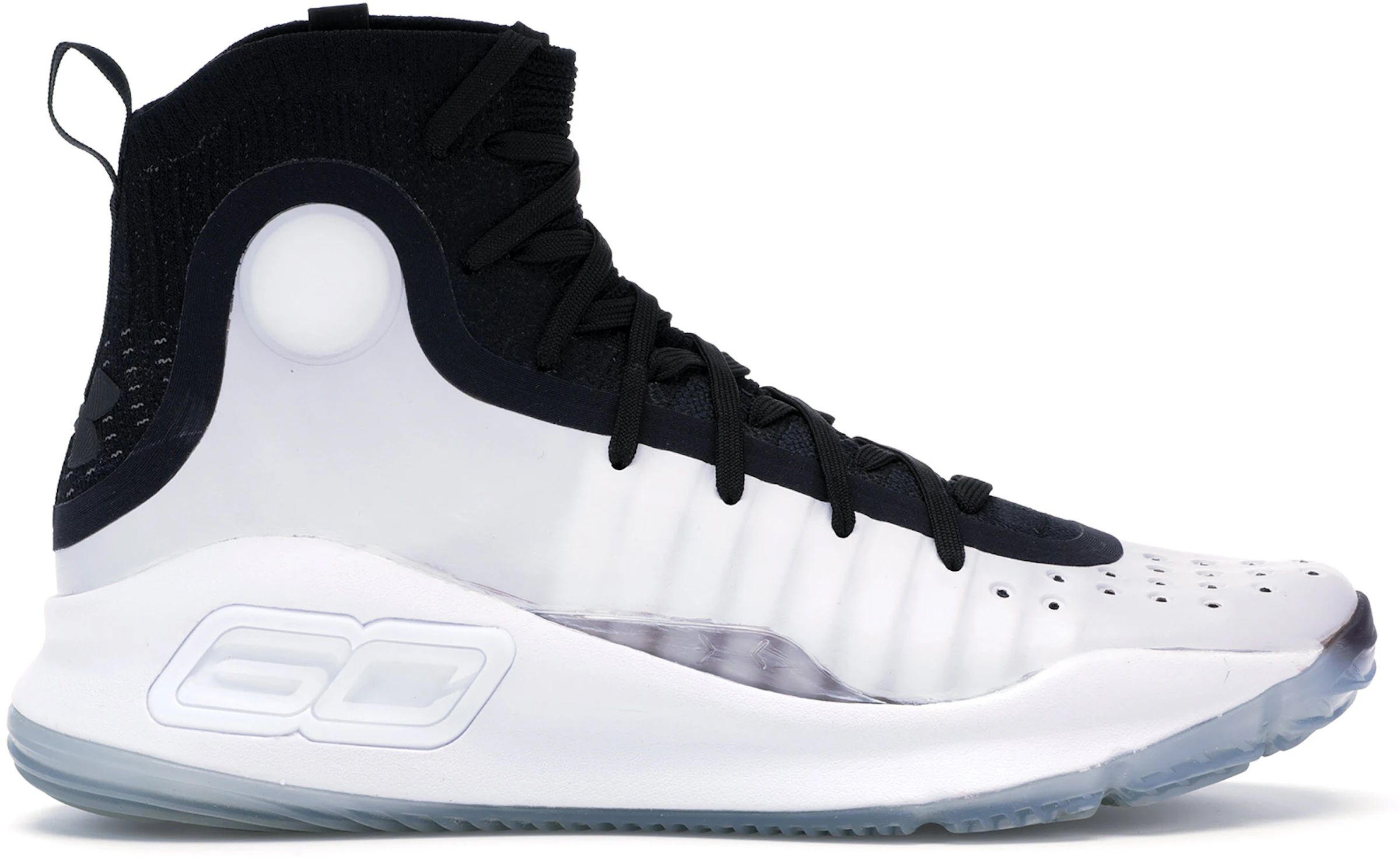 Under Armour Curry 4 White Black - 1298306-007 - US