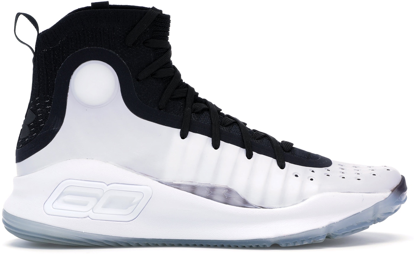 Under Armour Curry 4 White Black - 1298306-007