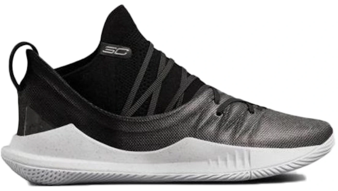 Under Armour Curry 5 Black Silver Men's - 3020657-101 - US
