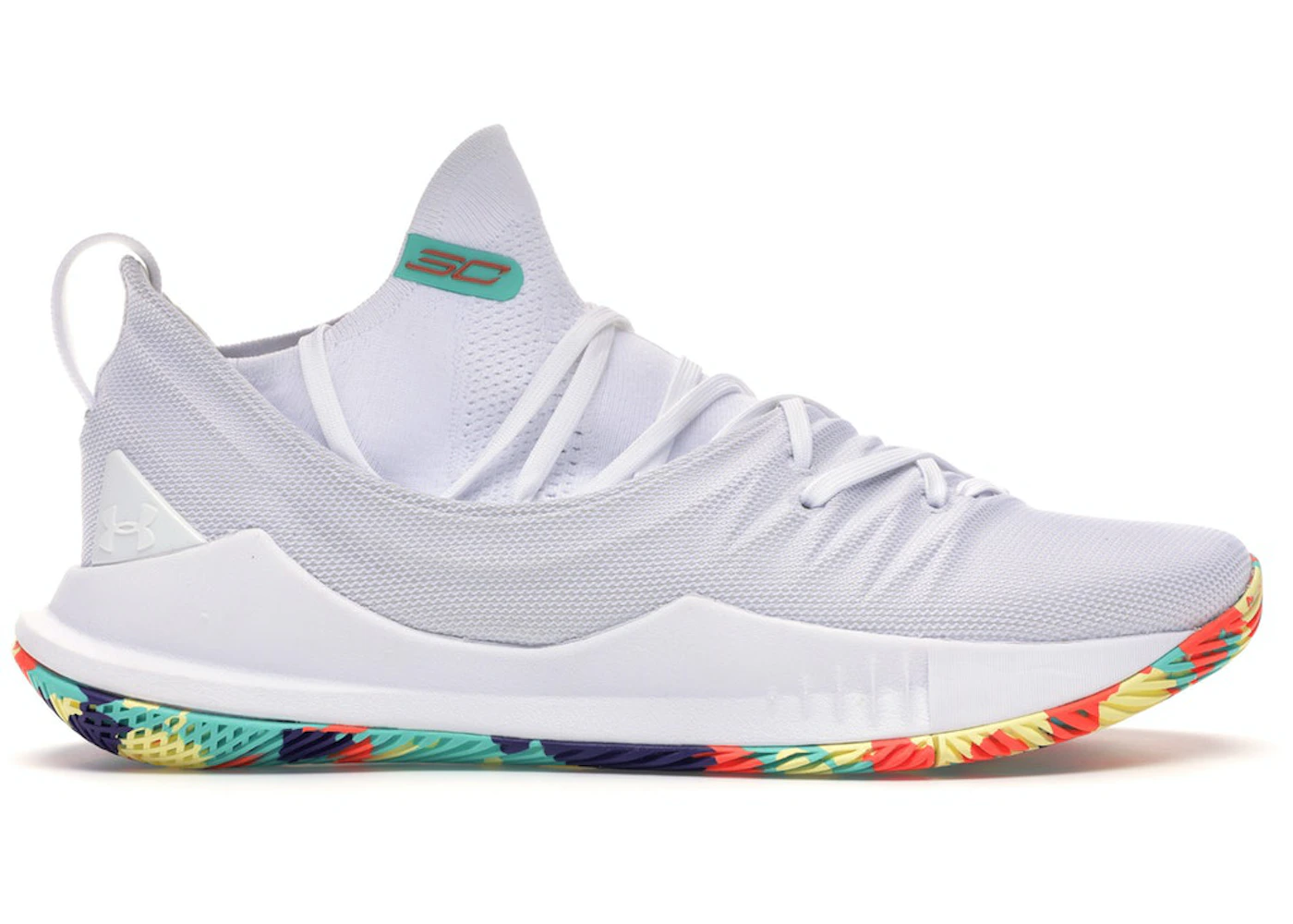 Curry 5 white hot sale rainbow