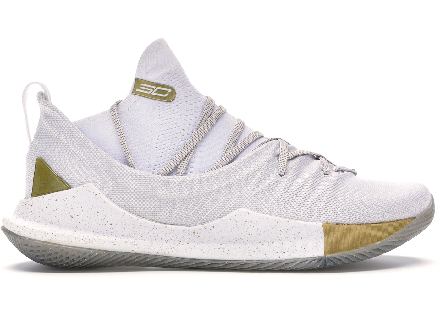 Under Armour Curry 5 White Gold Men's - 3020657-100 - US