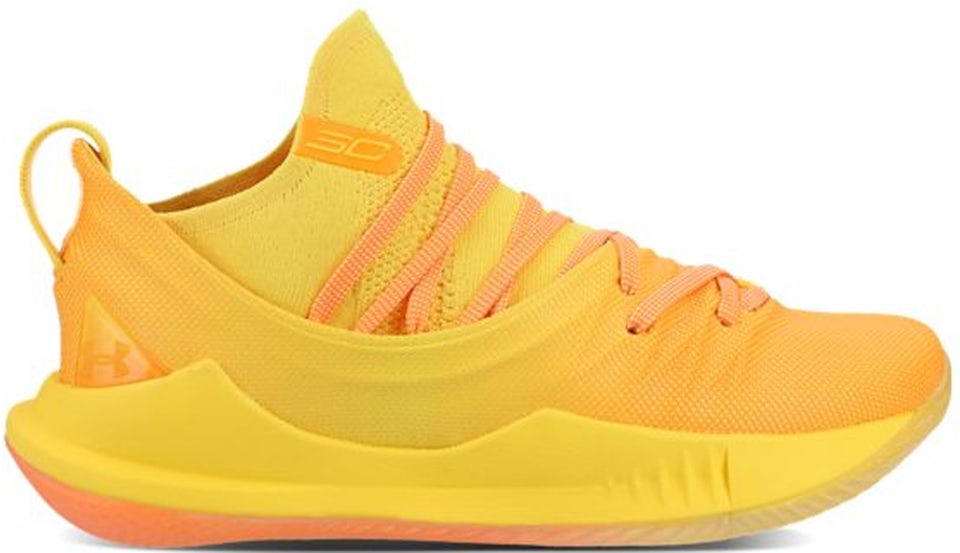 under armour curry 5 mens yellow