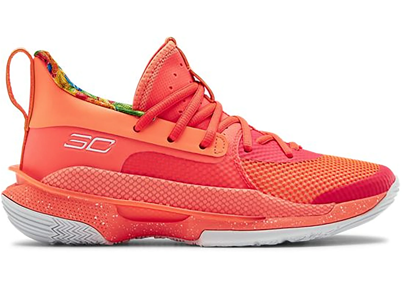 Under armour online curry kids red