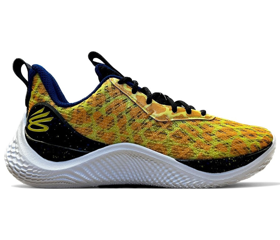 Pre-owned Under Armour Curry Flow 10 Bang Bang In Yellow