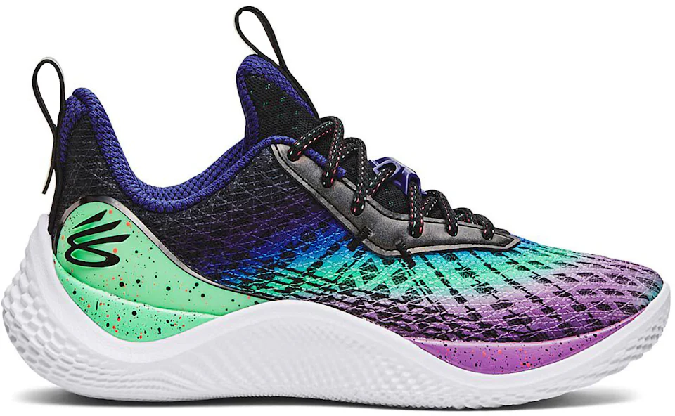 Under Armour Curry Flow 10 Northern Lights (GS) Kids' - 3025627-500 - US