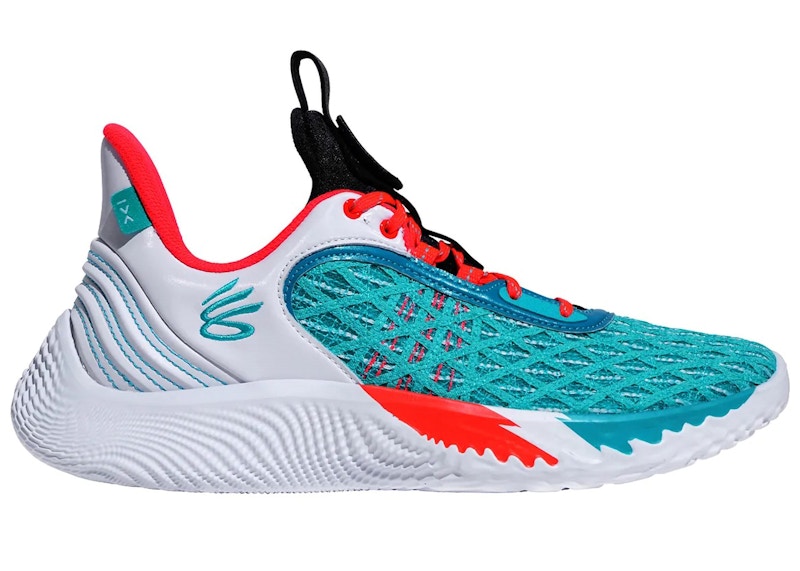 Under Armour Curry Flow 9 White Neptune メンズ - 3026091-116 - JP