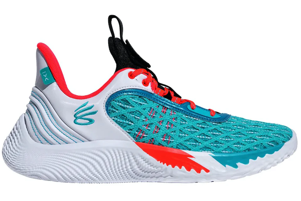 Under Armour Curry Flow 9 White Neptune Men's - 3026091-116 - US
