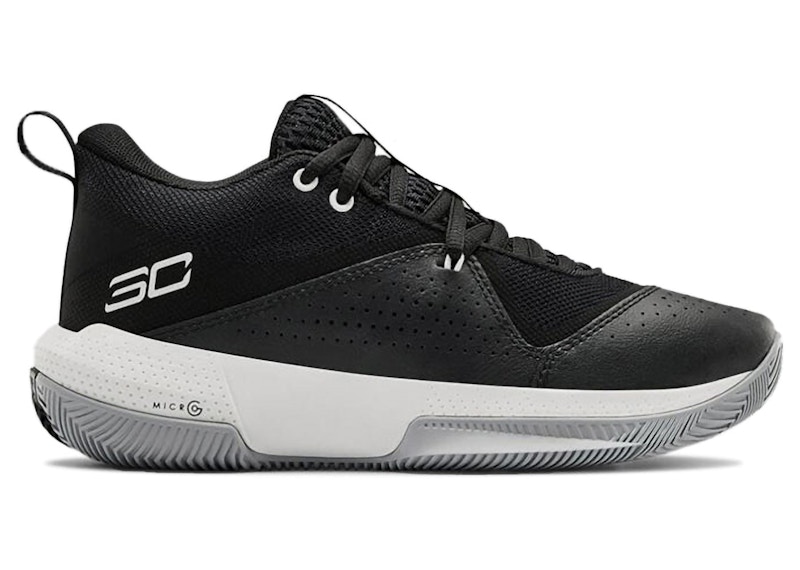 Under Armour Curry SC 3Zero 4 Black White Grey (GS