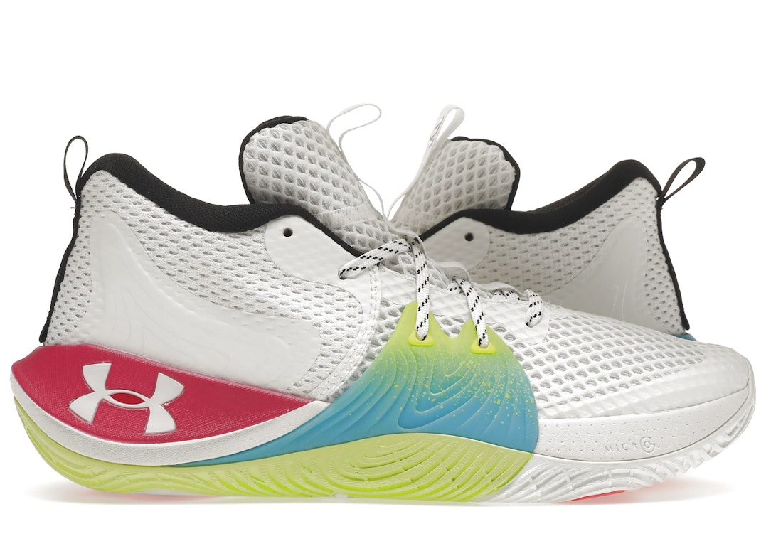 Pre-owned Under Armour Embiid One White Multicolor In White/multicolor/black