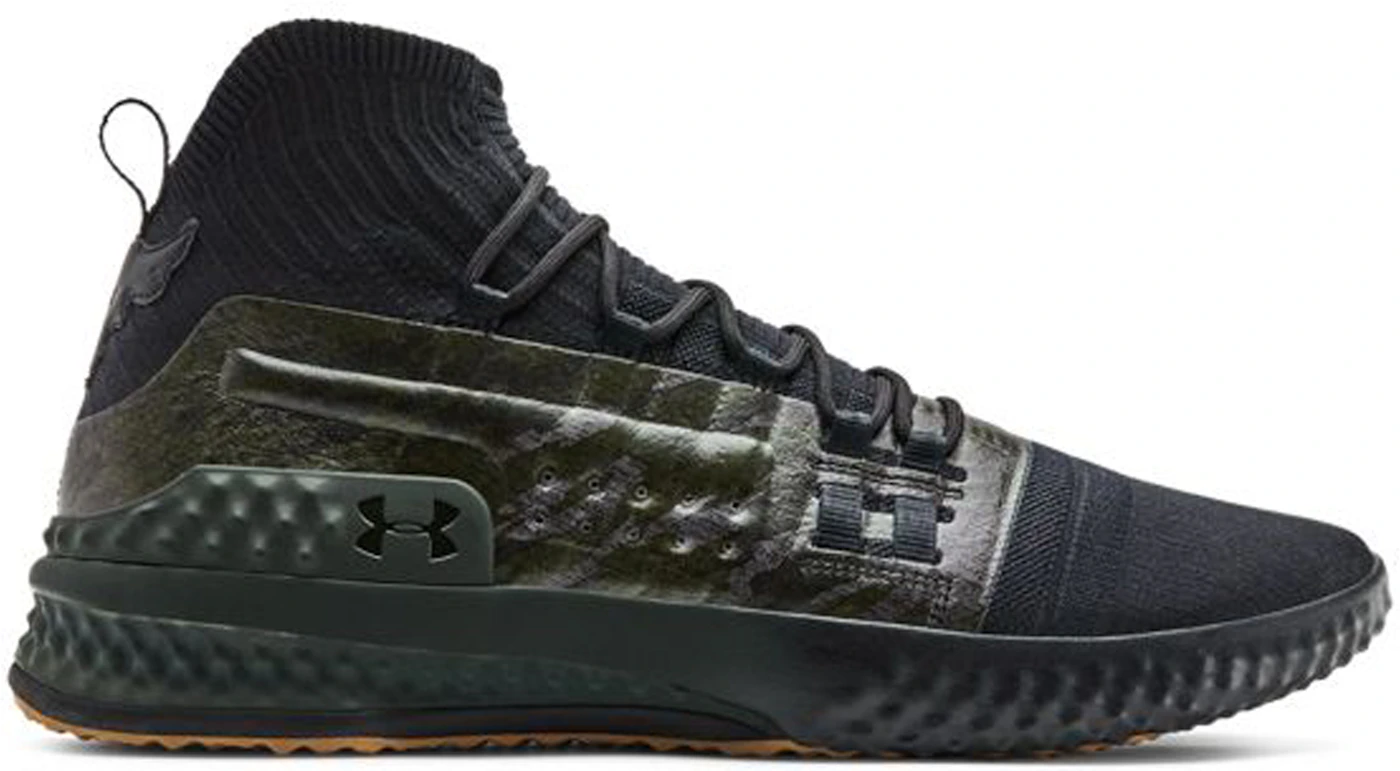 Under Armour Project Rock 1 Black Green 3020788-002 - US