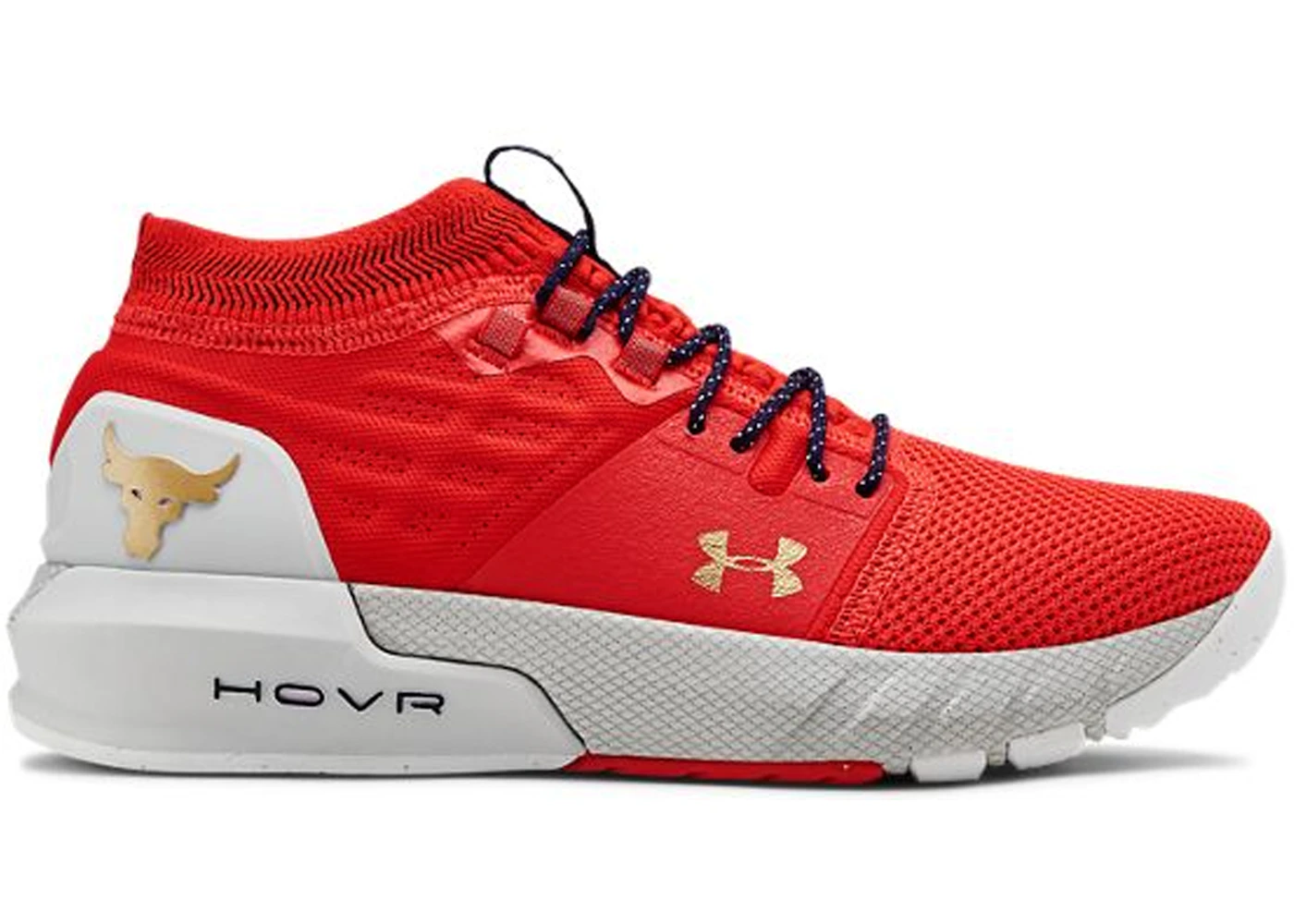 Under Armour Project Rock 2 Blood Orange Halo Grey Women s