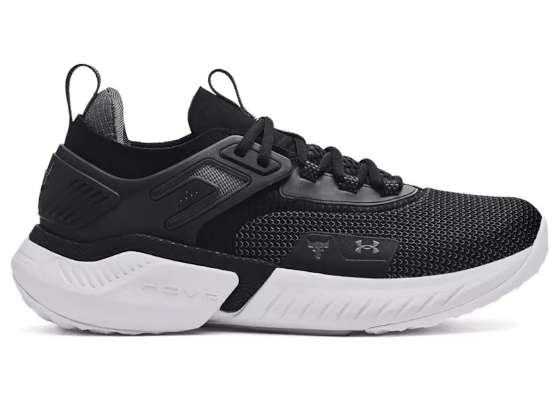 Pre-owned Under Armour Men's  Project Rock 5 Sneakers In Black/white In Multi