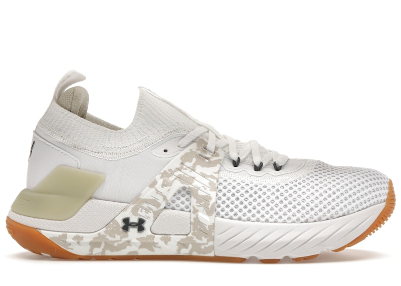 Under Armour Project Rock 4 White Camo Men's - 3025143-103 - US