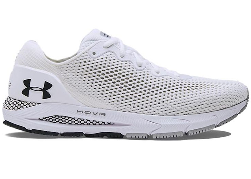 Pre-owned Under Armour Men's  Sonic 4 Sneakers In White/black In Multi