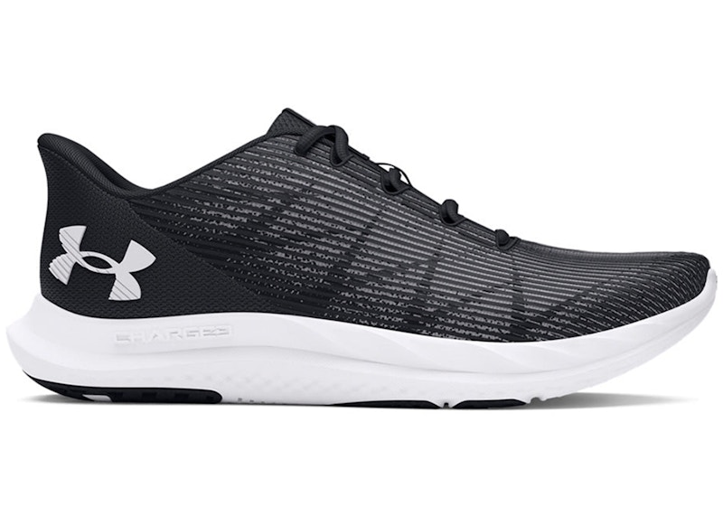Pre-owned Under Armour Men's Speed Swift Sneakers In Black/white In Multi