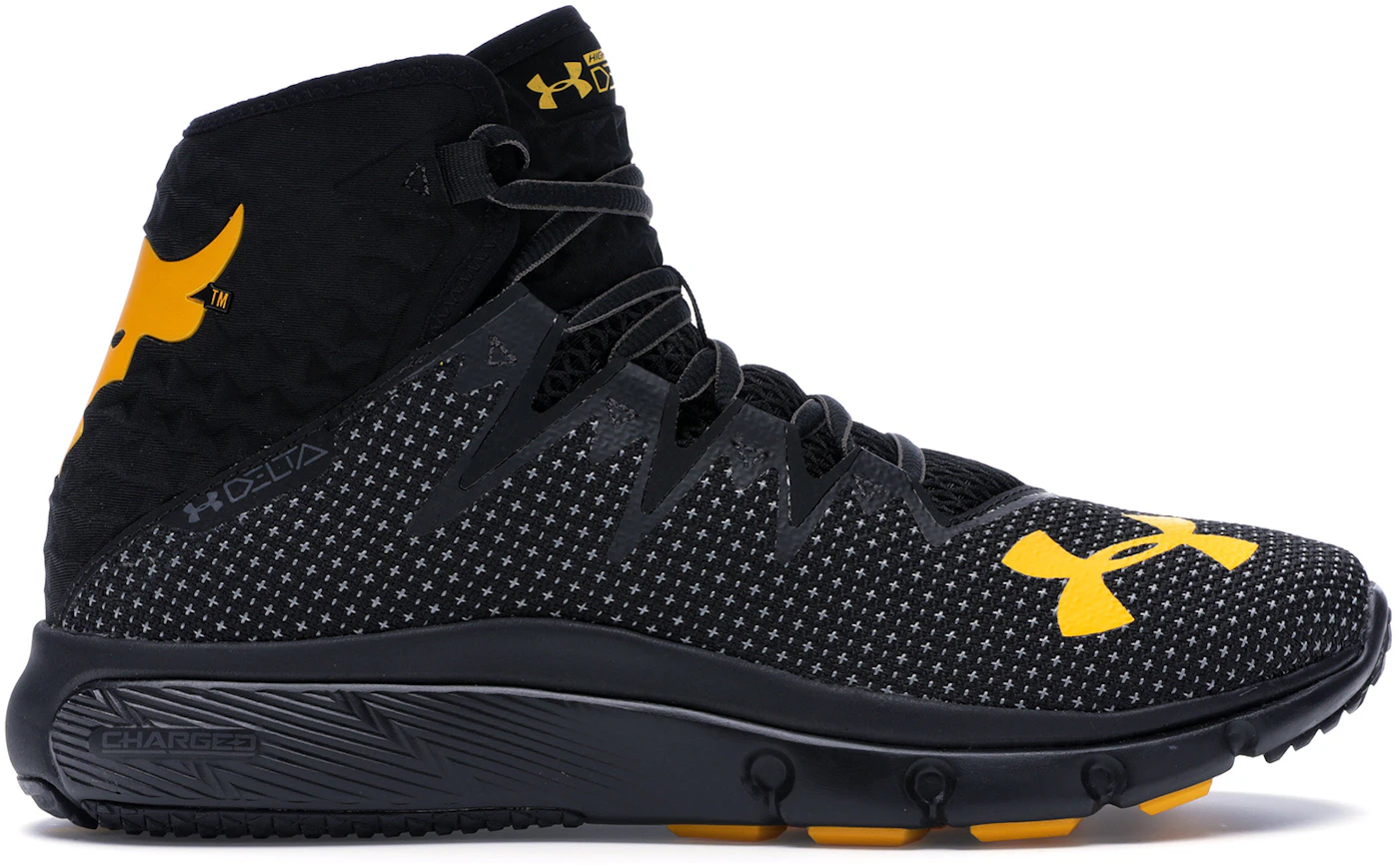 Under Armour The Rock Delta Black Yellow