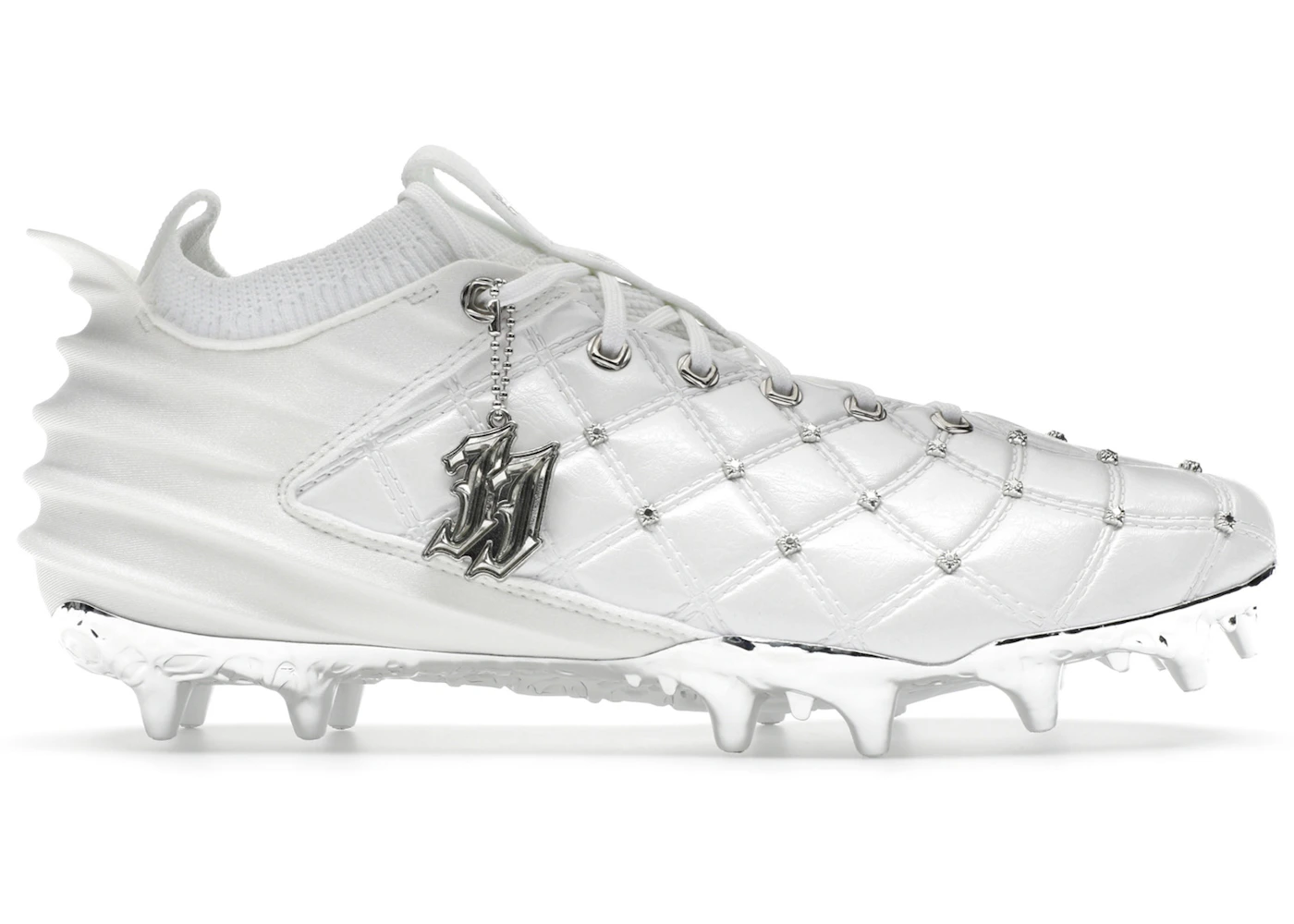 Under Armour UA Blur Pro Justin Jefferson White Metallic Silver