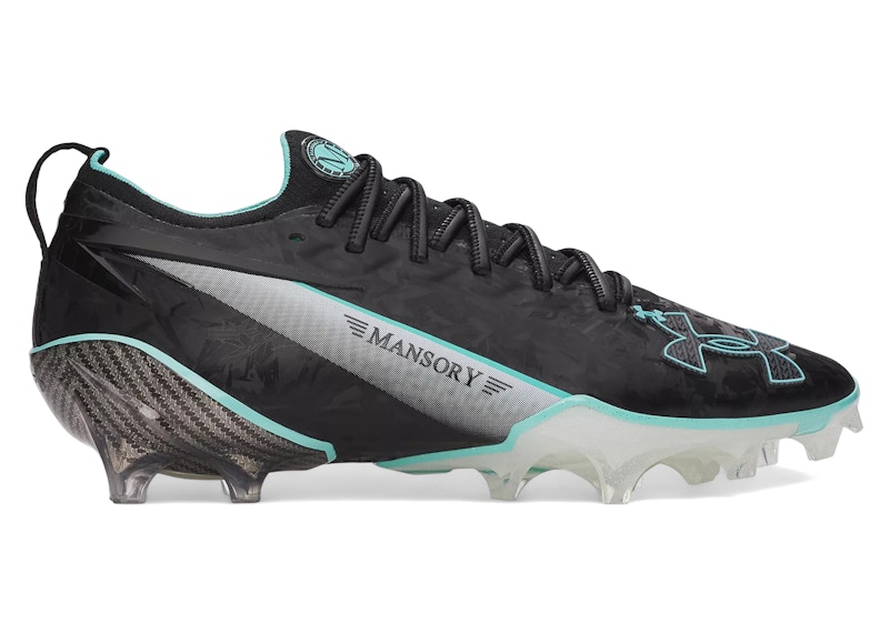 Pre-owned Under Armour Men's Ua Blur Pro Mansory Sneakers In Black/castlerock/tropical Tide