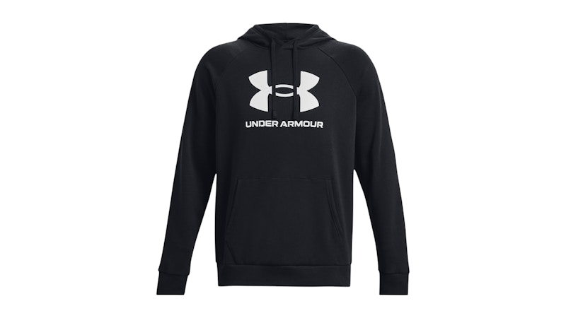Pre-owned Under Armour Men's  Ua Rival Fleece Logo Hoodie In Black/white In Multi
