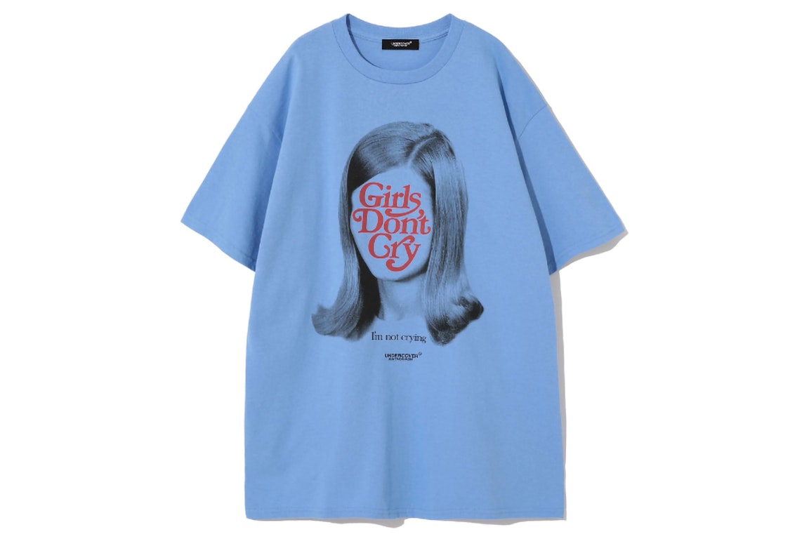 Pre-owned Undercover X Verdy Girls Don't Cry T-shirt Light Blue
