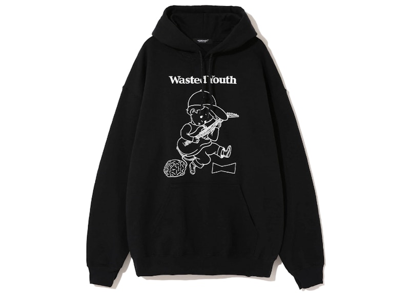 Undercover x Verdy Wasted Youth Hoodie Black