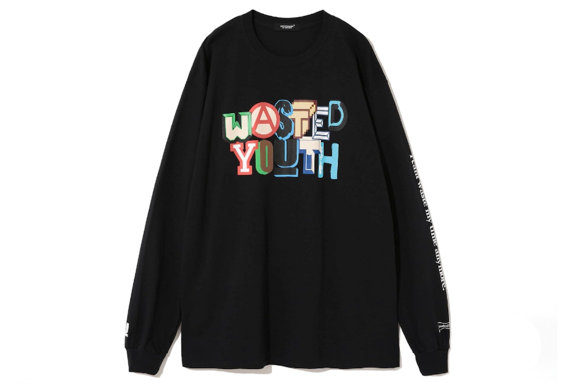 Pre-owned Undercover X Verdy Wasted Youth L/s T-shirt Black