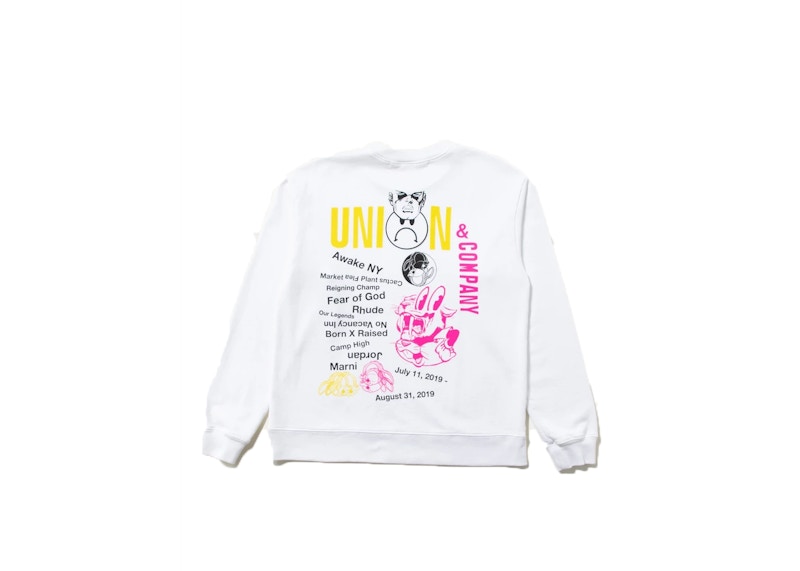 Union & Co. Kostas Crew White