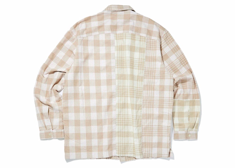 Union x J.Crew Pajama Shirt Millo Sashiko/Gold Men's - FW23 - US