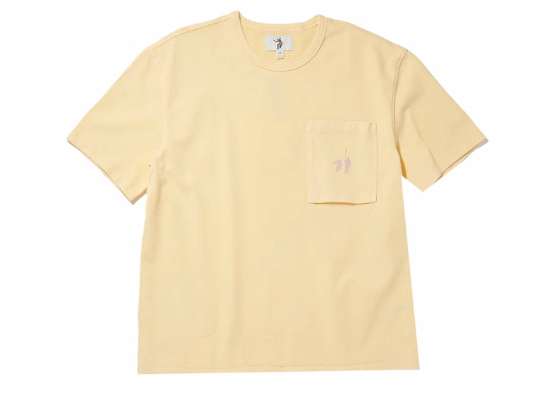 Union x J.Crew Rugby Jersey Tee Golden Yellow/Pink - Thumbnail 2