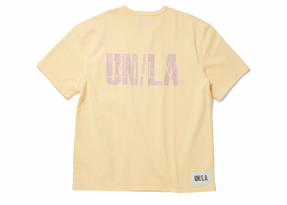 Union x J.Crew Rugby Jersey Tee Golden Yellow/Pink メンズ